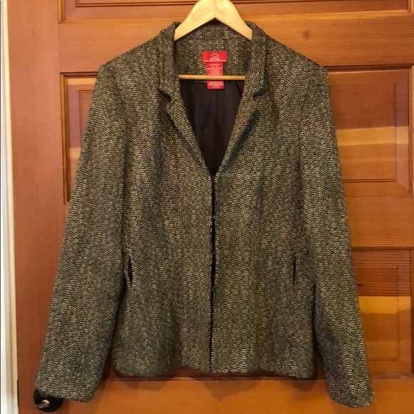 Vintage Oscar de la Renta textured tweed blazer - Picture 1 of 11